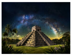 PIRAMIDE DE KUKULKAN MEXICO ILUSTRACION 1